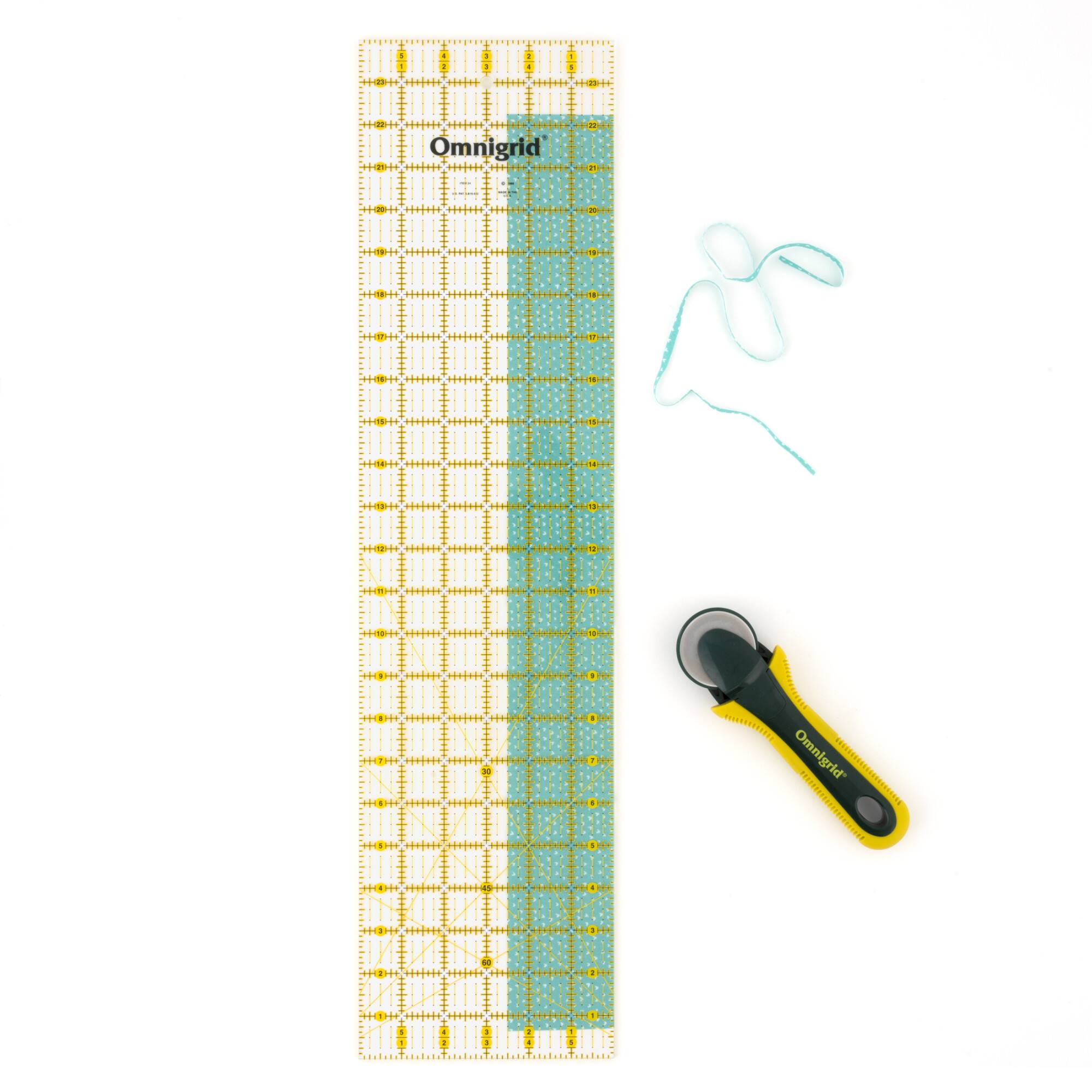 Omnigrid® 6" x 24" Rectangle Quilting & Sewing Ruler